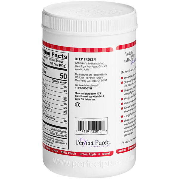Perfect Puree Red Raspberry Puree 30 oz.