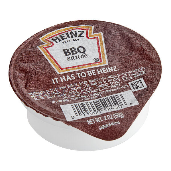Heinz BBQ Sauce Portion Cup 2 oz. - 60/Case