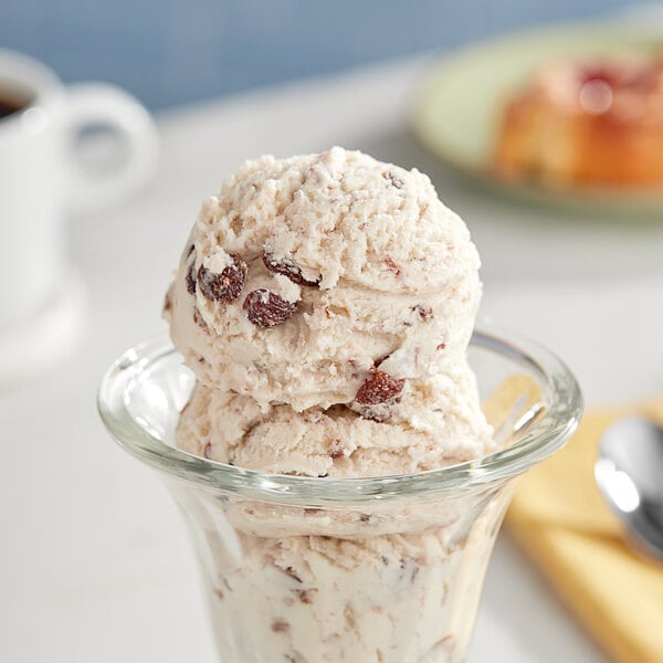 I. Rice Rum Raisin Hard Serve Ice Cream Base #10 Can