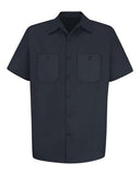 Red Kap Men's Cotton Short Sleeve Uniform Shirt