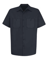 Red Kap Men's Cotton Short Sleeve Uniform Shirt