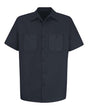 Red Kap Men's Cotton Short Sleeve Uniform Shirt
