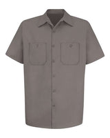 Red Kap Men's Cotton Short Sleeve Uniform Shirt