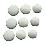 1 Dozen Bridal Ivory Buttons with Canvas Backing 11.5 mm for Wedding Dresses & Gowns