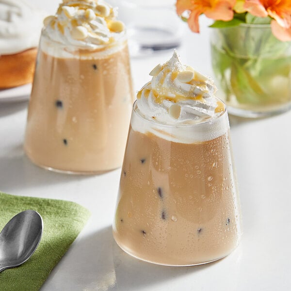 Guittard Sweet Ground White Satin Chocolate Flavoring Sauce 101 fl. oz. - 4/Case