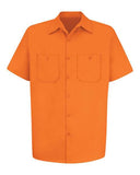 Red Kap Men's Cotton Short Sleeve Uniform Shirt