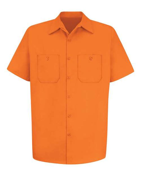 Red Kap Men's Cotton Short Sleeve Uniform Shirt