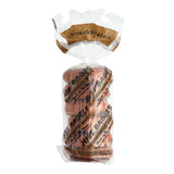 Just Bagels Authentic New York Pumpernickel Bagel 4 oz. - 48/Case