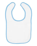 Rabbit Skins Infant Contrast Trim Terry Bib