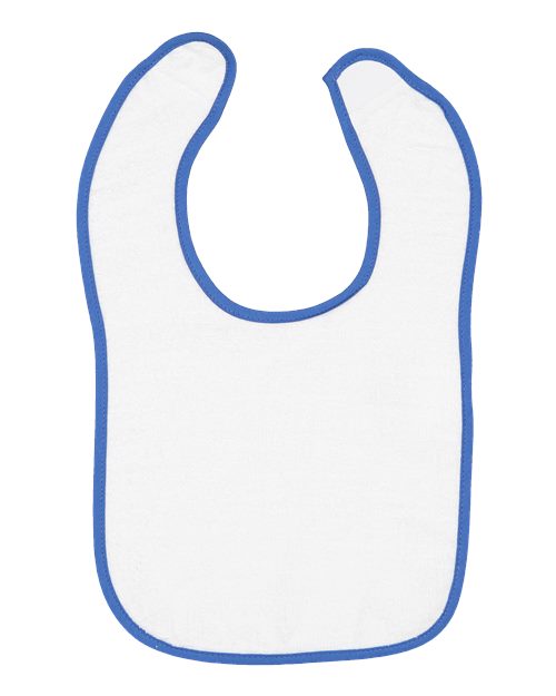 Infant Contrast Trim Terry Bib