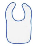 Infant Contrast Trim Terry Bib