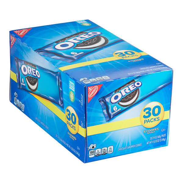 Nabisco Oreo 6-Count (2.4 oz.) Cookie Sleeve - 120/Case