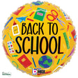 Foil Balloon Back to School Supplies 18 Inch