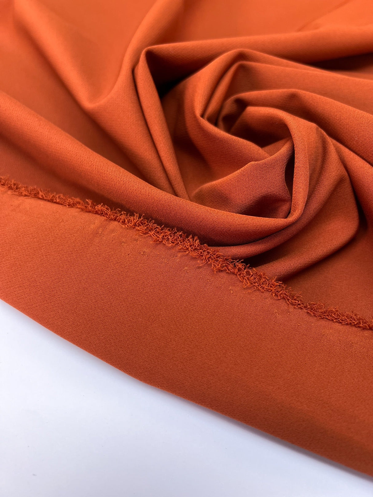 Brown Polyester Elastane Piqué