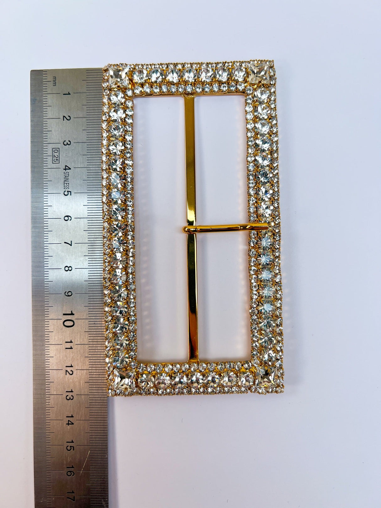 Golden Metal Crystals Sewing Notions