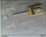 First Communion Girl Sucker Chocolate Mold - CCR001