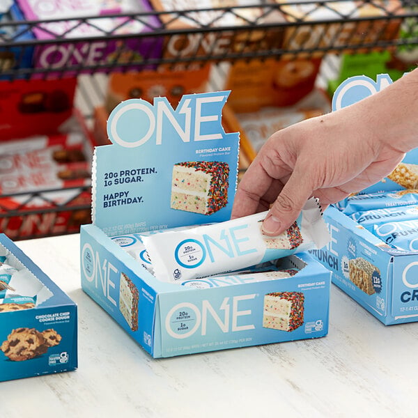 ONE Birthday Cake Protein Bar 2.12 oz. - 12/Box