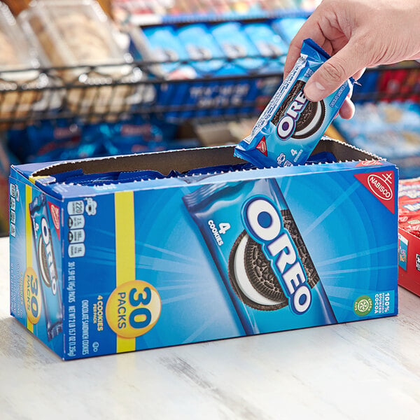 Nabisco Oreo 4-Count (1.59 oz.) Cookie Snack Pack - 120/Case