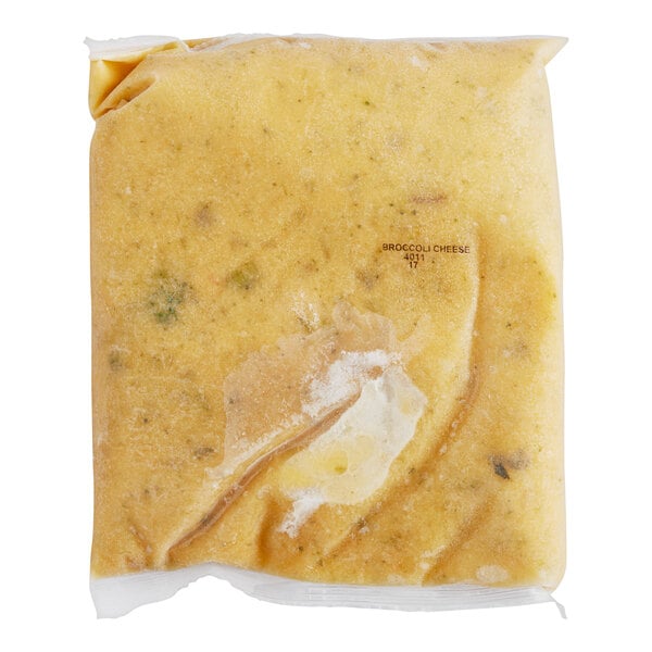 Bistro Soups by Vienna Beef Broccoli and Cheese Soup 4 lb. - 4/Case