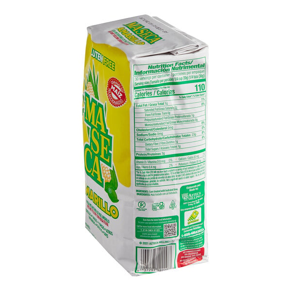 Maseca Yellow Corn Masa Flour 2 lb. - 10/Case
