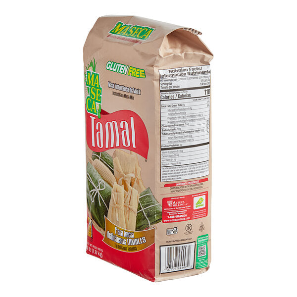 Maseca Tamal Corn Masa Flour 4 lb. - 10/Case