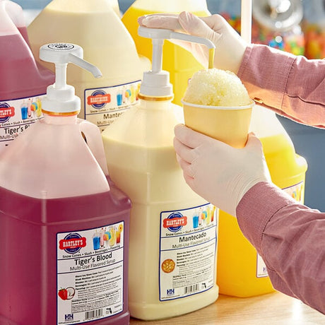 Hartley's Mantecado Snow Cone Syrup 1 Gallon - 4/Case