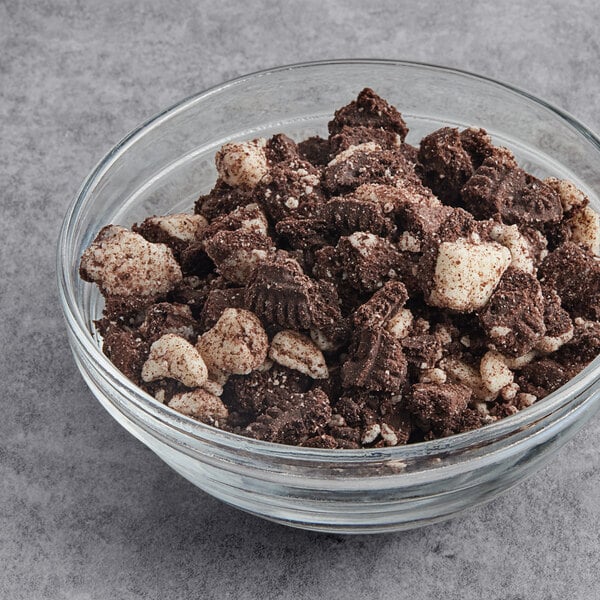 Chopped Cookies and Creme Ice Cream Topping 2.5 lb. - 4/Case