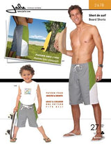 Sewing Pattern Boardshorts by Jalie