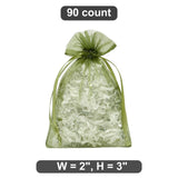 2” x 3” Organza Bags Perfect for Candies and Treats