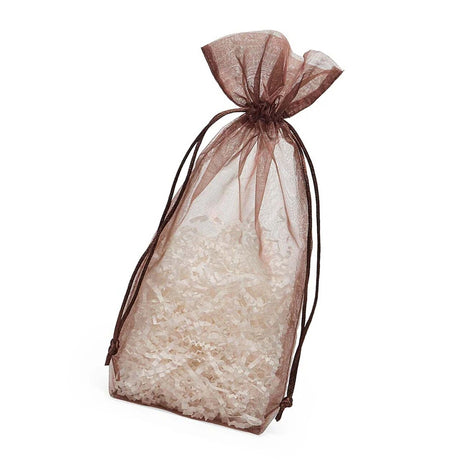Flat Bottom Organza Bags 5 1/2''x11/2''x10 1/2'' for Beautiful Favors