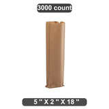 Tall Gusseted Paper Wine Bag 5" x 2" x 18"