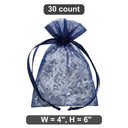 4” x 6” Organza Drawstring Bags Great for Favors