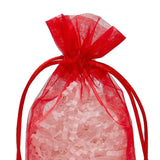 Flat Bottom Organza Bags 5 1/2''x11/2''x10 1/2'' for Custom Packaging