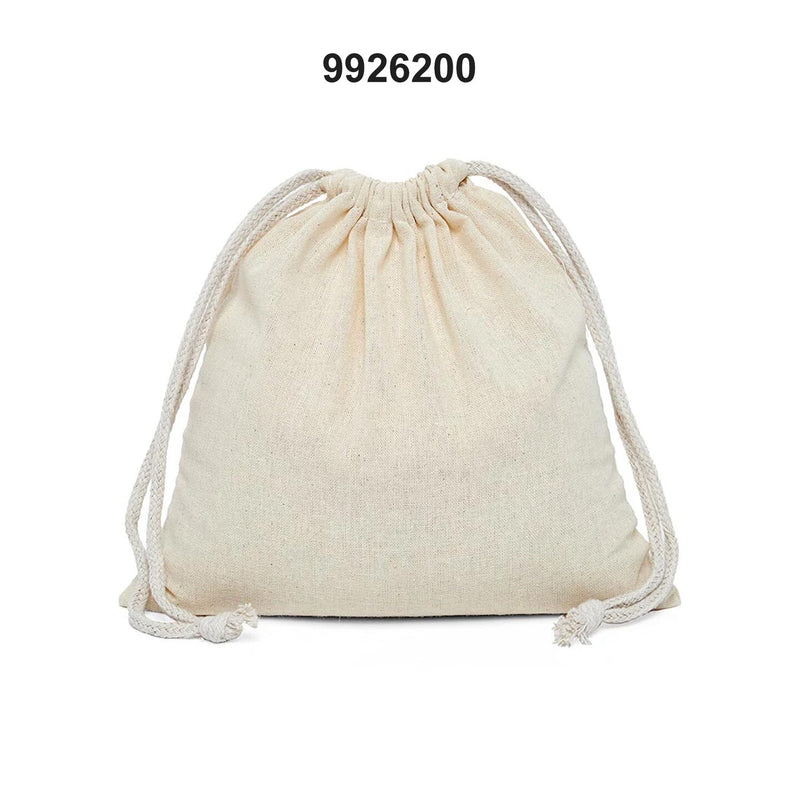 Standard 3" x 4" Plain Cotton Muslin Pouch