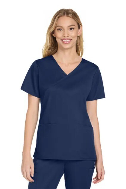 Wink® Women’s WorkFlex Mock Wrap Top