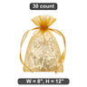 Spacious Gift Wrapping Option 8" x 12" Organza Bag