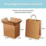 High-Gloss Mini Paper Totes 4 3/4'' x 2 3/4'' x 6 3/4'' for Stylish Gifts
