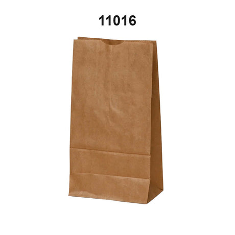 Kraft Shopping Bags 7 3/4'' x 4 7/8'' x 15 3/4''