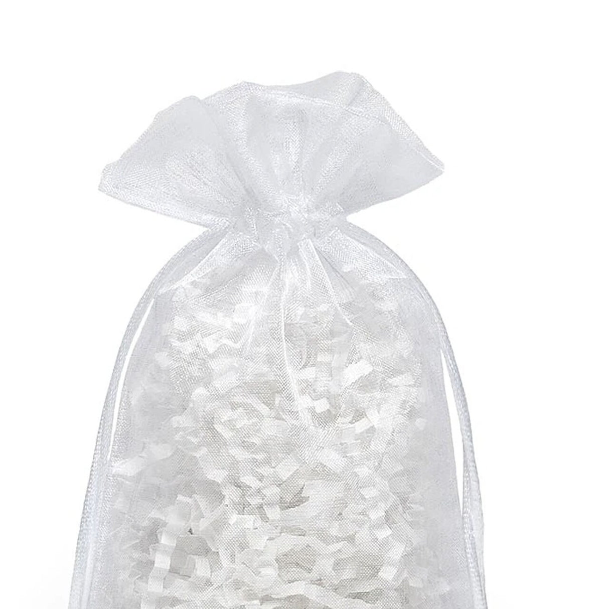Flat Bottom Organza Bags 3 1/2'' x 1''x 5 1/2'' for Gift Wrapping