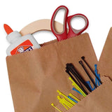 Flat Kraft Paper Bags 10" x 2" x 15"