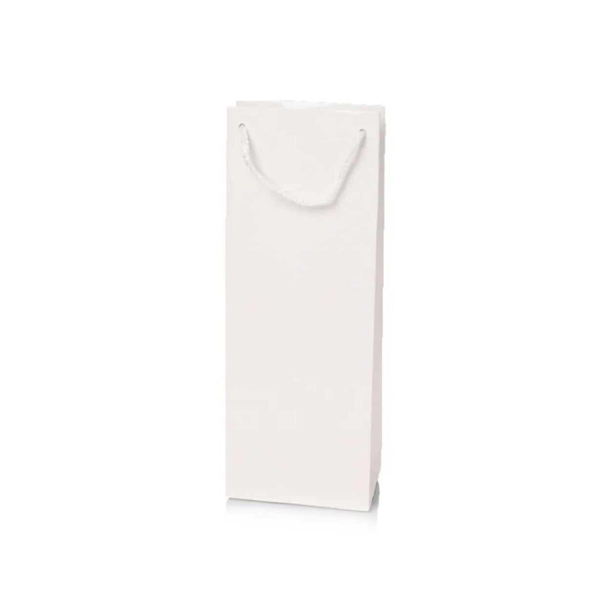 Glossy Colored Paper Wine Bottle Euro Tote 5" x 3" x 13 1/4"