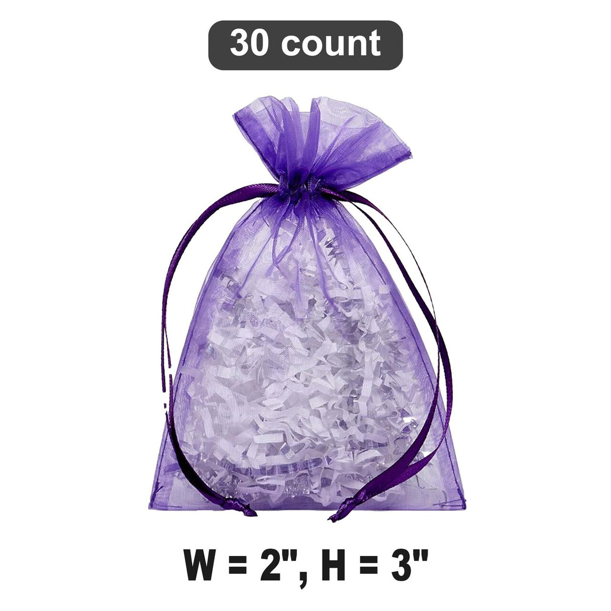 2” x 3” Sheer Organza Bags Great for Special Occasions