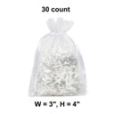 3" x 4" Organza Bag Perfect for Jewelry and Gifts