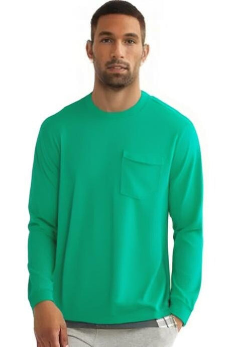 Comfort Colors® Garment-Dyed Heavyweight Long Sleeve Pocket T-Shirt