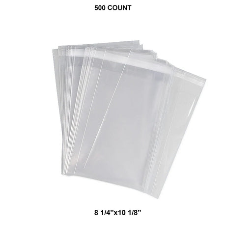 Durable Self-Sealing Lip Bags 8 1/4" x 10 1/8" 1.6 mil