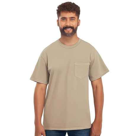 Comfort Colors® Garment-Dyed Heavyweight Crewneck Short Sleeve Pocket T-Shirt