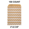 Perfect Size White Paper Merchandise Bags 4" x 5 3/8"