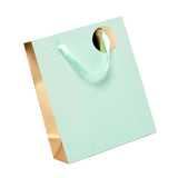 Elegant Two-Tone Metallic Euro Totes Compact 101/4'' x 43/4'' x 125/8''
