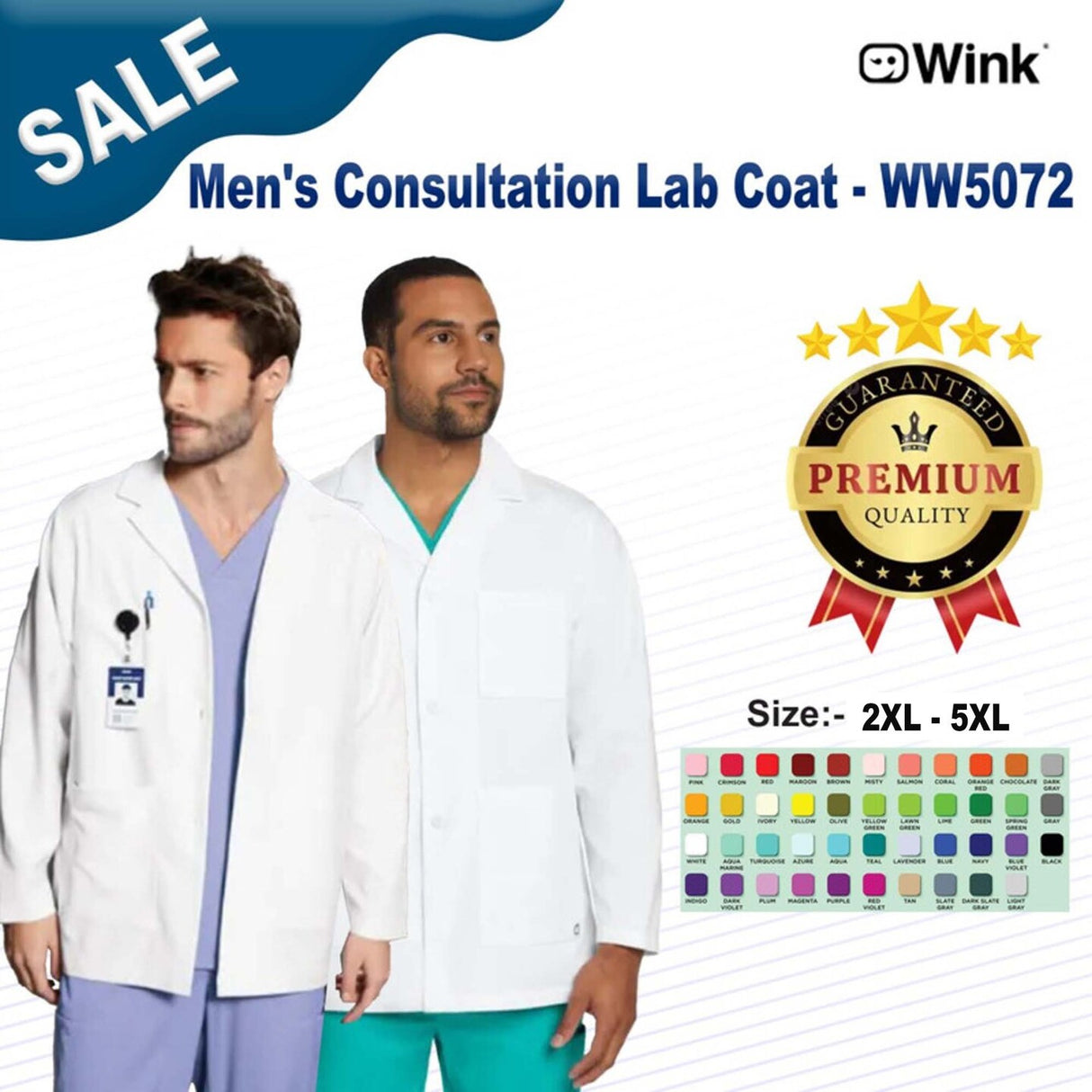 Wink® Men's Consultation Lab Coat