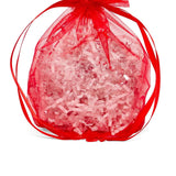 Wide Round Flat Bottom Organza Bags 9'' x 5 1/2'' x 12'' for Weddings